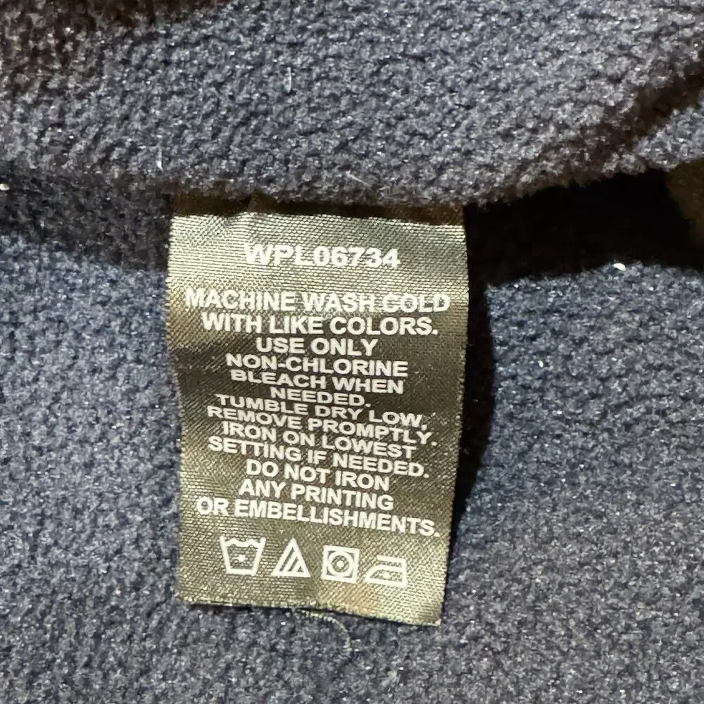Nautica Kids Puffer Jacket Hooded Winter Coat Red Blue‎ Size L 12/14 Spell Out